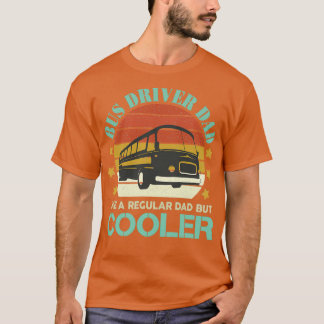 T-shirt Pilote De Bus Papa Comme Un Père Régulier Mais Gla
