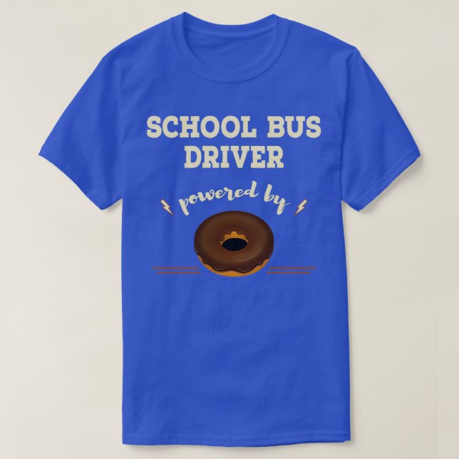T-shirt Pilote de bus scolaire (Design devant)