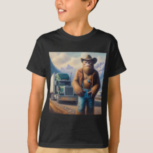 T-shirt Pilote de camion Bigfoot