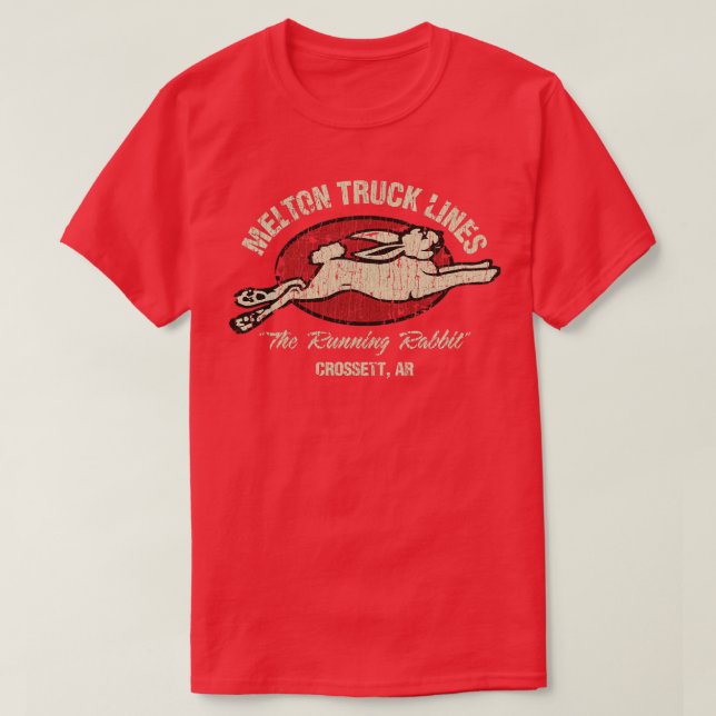 T-shirt Pilote de camion MTL Running Rabbit 1954 (Design devant)