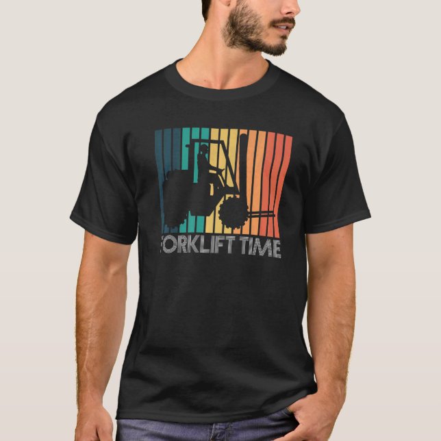 T-shirt Pilote de chariot élévateur (Devant)