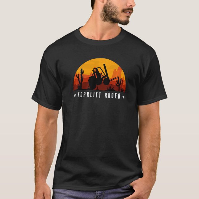T-shirt Pilote de chariot élévateur à fourche (Devant)