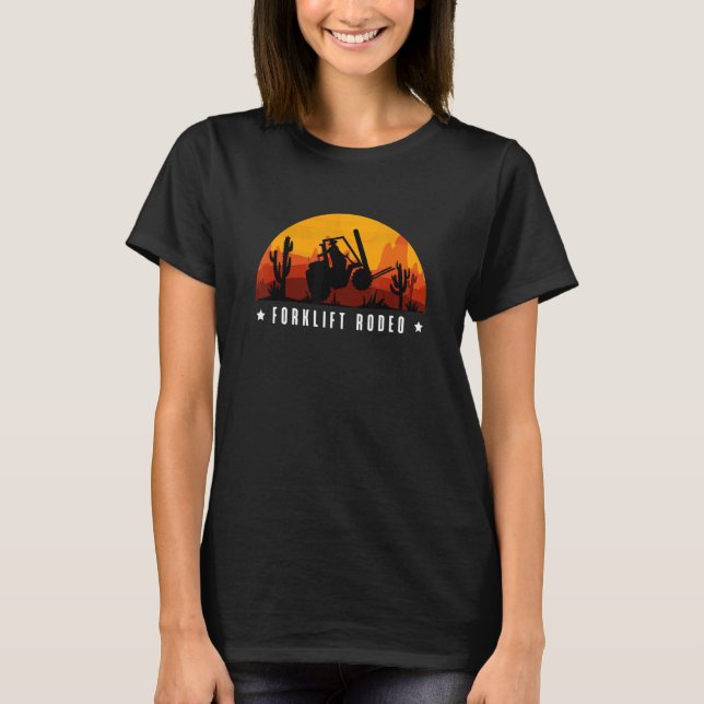T-shirt Pilote de chariot élévateur à fourche (Devant)