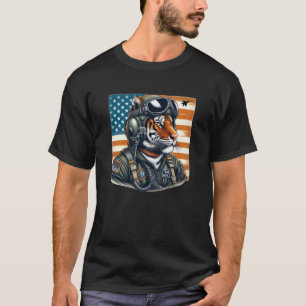 T-shirt Pilote de chasse au tigre