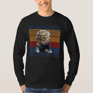 T-shirt Pilote de chat Mike Echo Oscar Whisky Costume cade