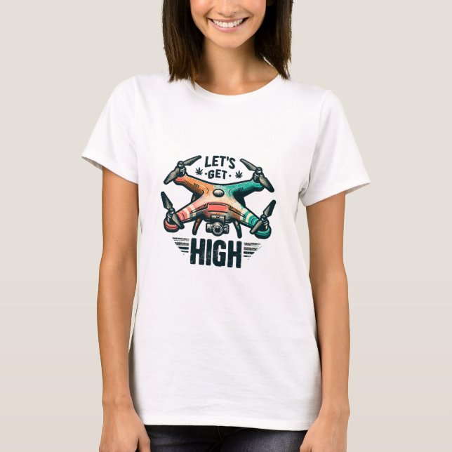 T-shirt Pilote de drone (Devant)