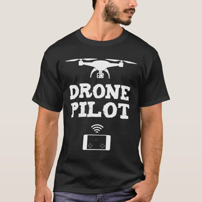 T-shirt Pilote de drone (Devant)
