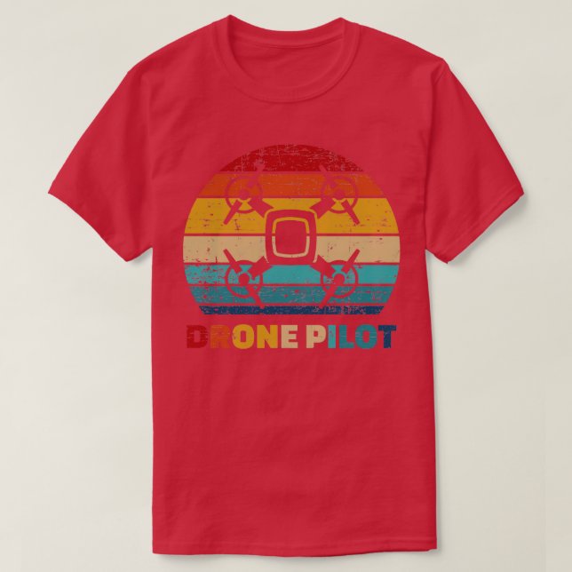 T-shirt Pilote de drone 4 (Design devant)