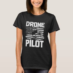 T-shirt Pilote de drone drapeau américain Patriotique RC Q