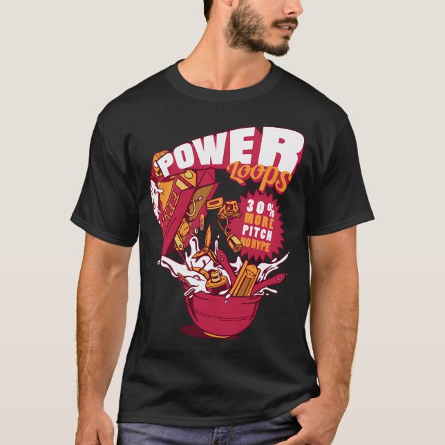 T-shirt Pilote de drone Power Loops (Devant)