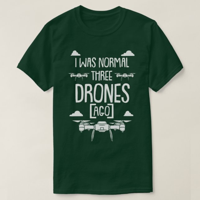 T-shirt Pilote de drone Quadcopter Multicopter (Design devant)
