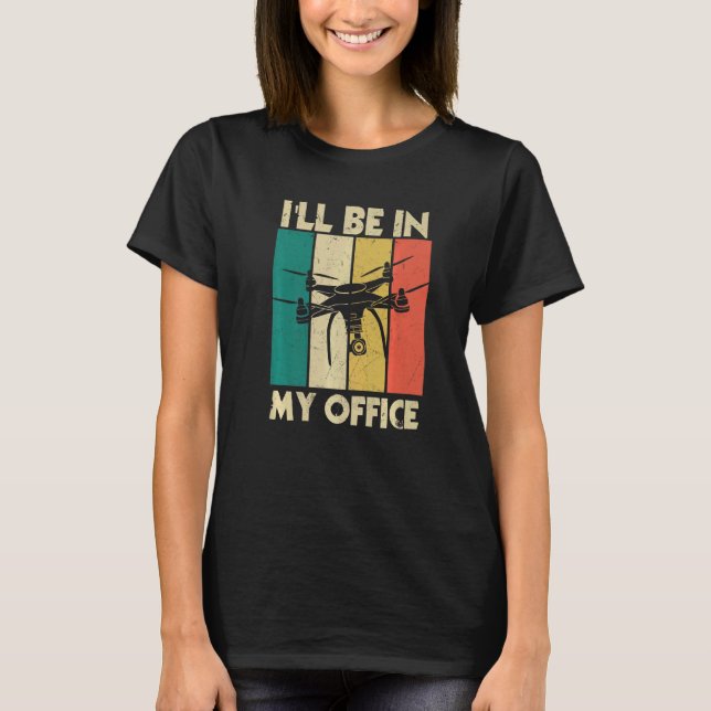 T-shirt Pilote de drone Quadcopter Vol (Devant)