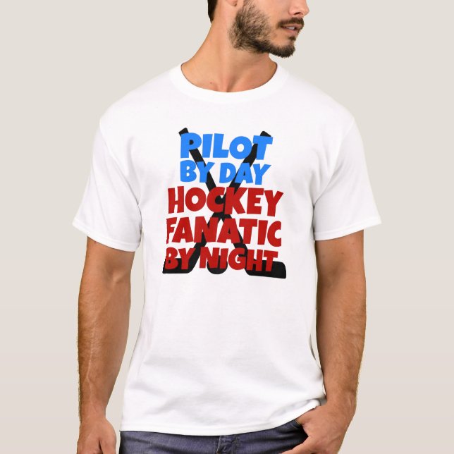 T-shirt Pilote de hockey (Devant)