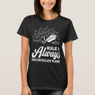 T-shirt Pilote de ligne Pilote de jeu Avion Avion pilote d