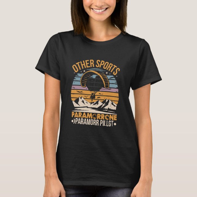 T-shirt Pilote de paramoteur Paramoteur (Devant)