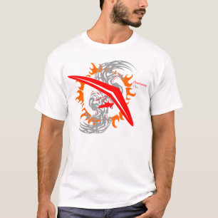 T-shirt Pilote de pays croisé de glissement de coup