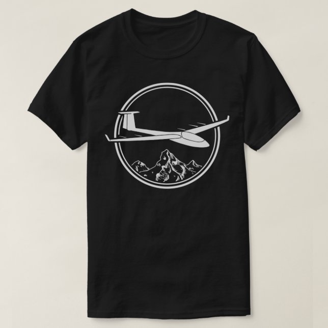 T-shirt Pilote de planeur à projectile faisant monter des  (Design devant)