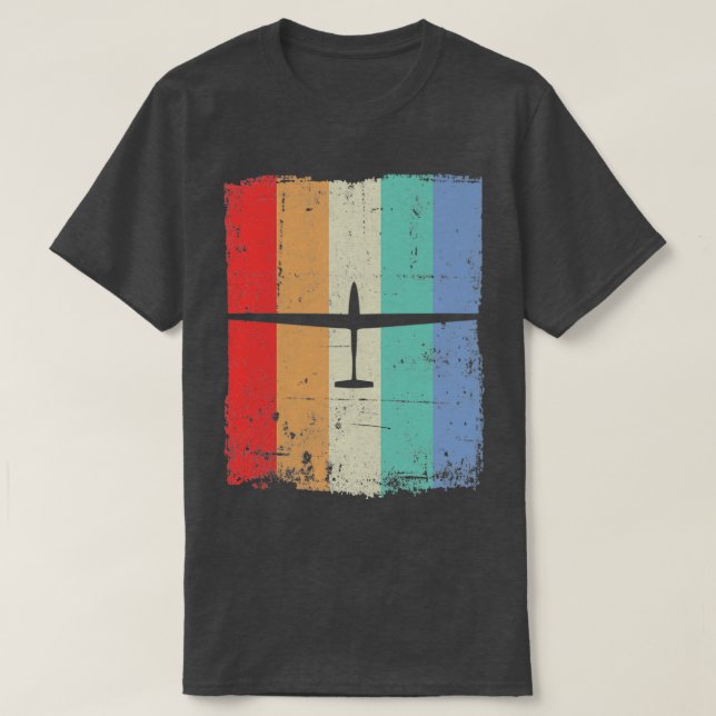 T-shirt Pilote de planeur de saut de planeur (9) (Design devant)