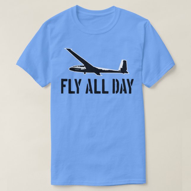 T-shirt Pilote de planeur disant cadeau (Design devant)