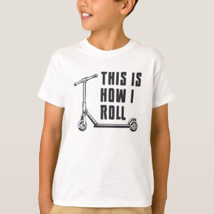 T-shirt Pilote De Scooter C'Est Comme Ça Que Je Roule Stun