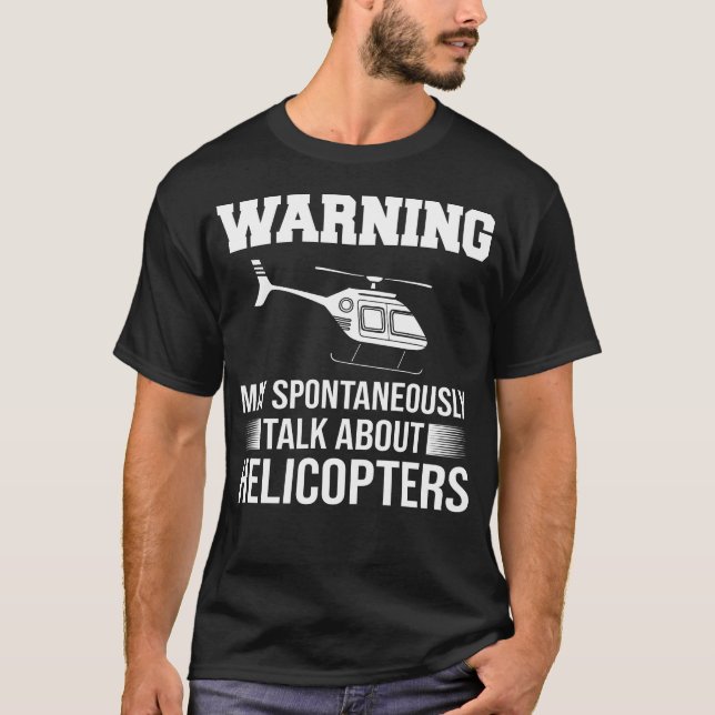 T-shirt Pilote de télécommande Hélicoptère Rc (Devant)