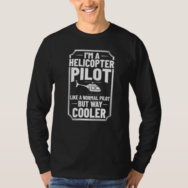 T-shirt Pilote de télécommande Hélicoptère Rc (Devant)