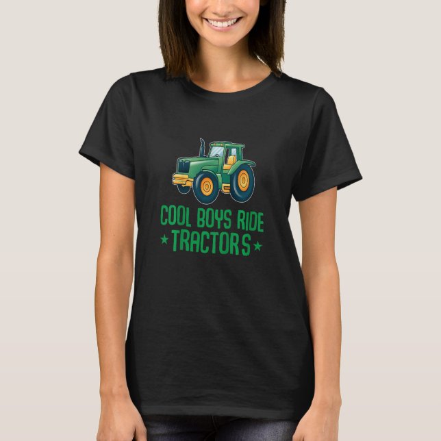 T-shirt Pilote de tracteur pour enfants Jeune ferme Garçon (Devant)