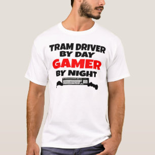 T-shirt Pilote de Tram Gamer