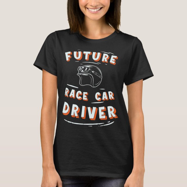 T-shirt Pilote de voiture de course (Devant)
