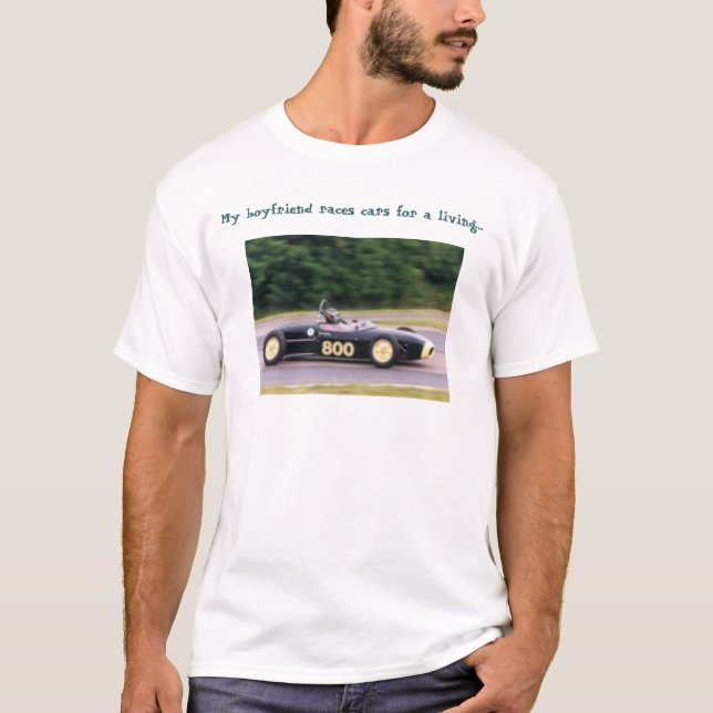 T-shirt pilote de voiture de course (Devant)