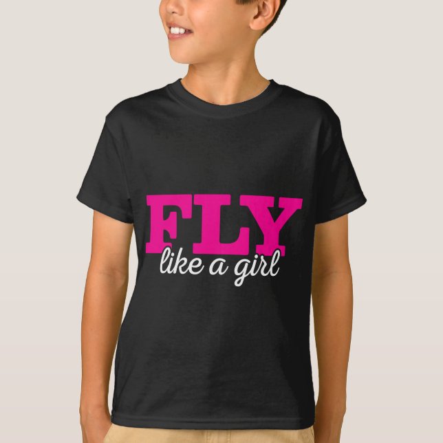 T-shirt Pilote de vol de l'aviation (Devant)