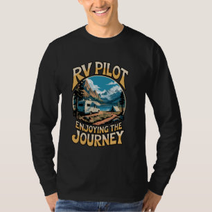 T-shirt Pilote de VR appréciant le voyage design vintage