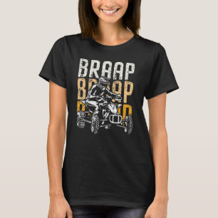T-shirt Pilote de VTT Braap Quad Vélo Tout Terrain En Terr