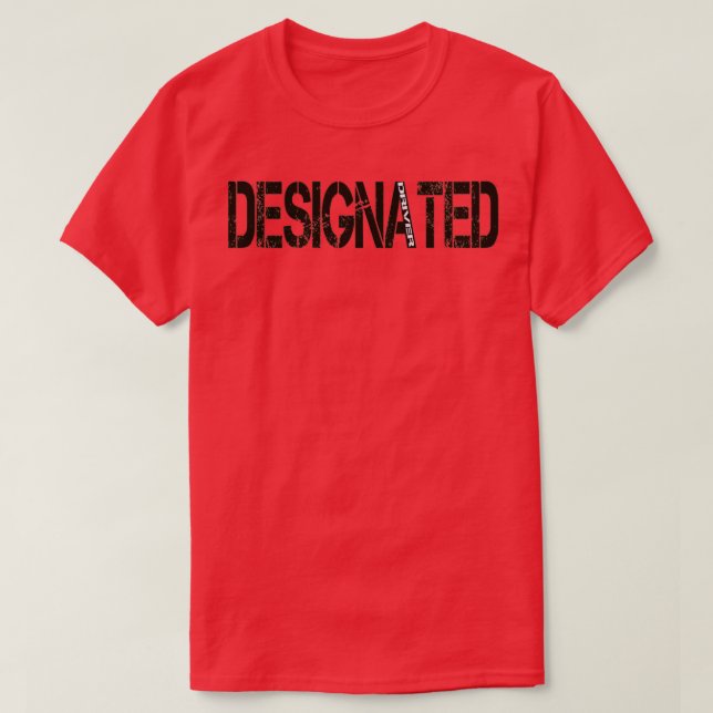 T-shirt Pilote désigné cool de pilotes Sober (Design devant)