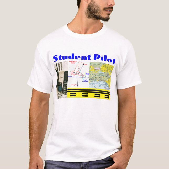 T-shirt Pilote d'étudiant (Devant)