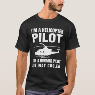 T-shirt Pilote d'hélicoptère drôle amateur d'aviation hila