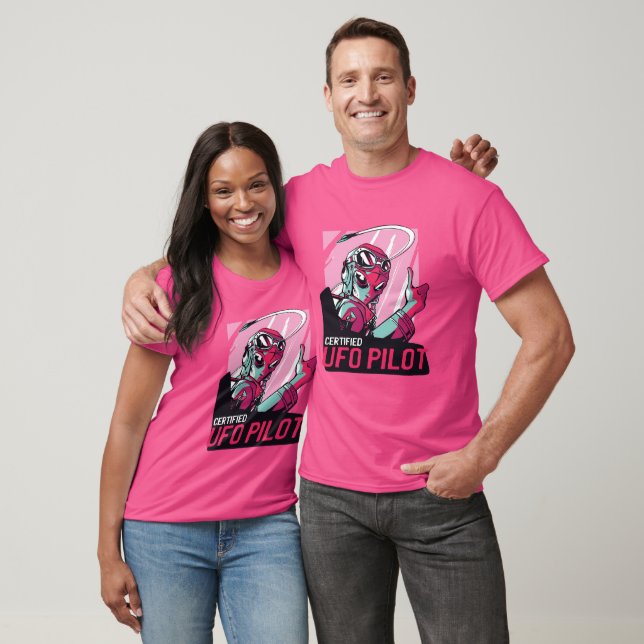 T-shirt Pilote d'OVNI certifié (Unisexe)