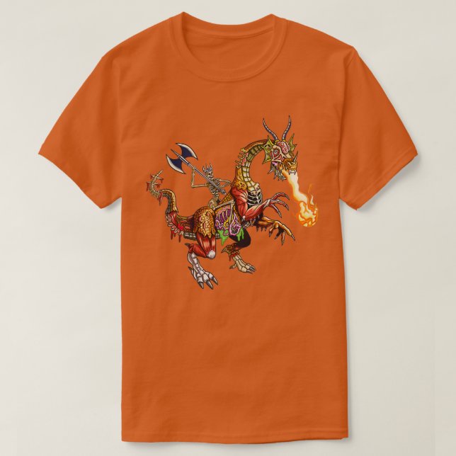 T-shirt Pilote Dragon Zombie (Design devant)