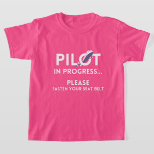 T-shirt pilote en cours futur avion pilote