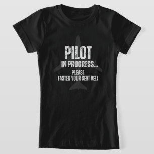 T-Shirt pilote en cours futur avion pilote