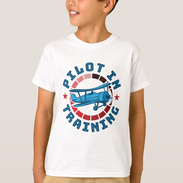 T-shirt Pilote en formation (Devant)