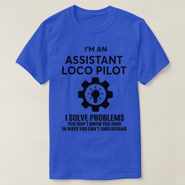 T-SHIRT PILOTE LOCO ASSISTANT NICE DESIGN 2017 (Design devant)
