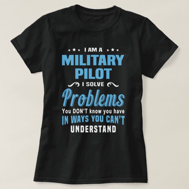 T-shirt Pilote militaire (Design devant)