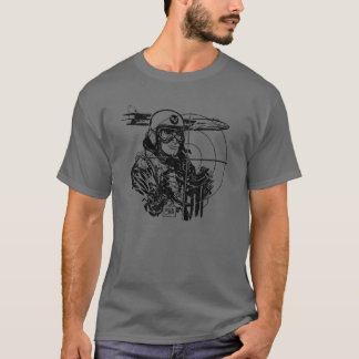T-shirt Pilote militaire Vintage 2ÈME GUERRE MONDIALE de 2