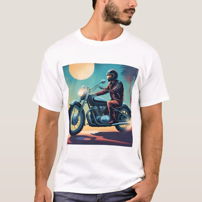 T-SHIRT PILOTE MOTORCYCLE (Devant)
