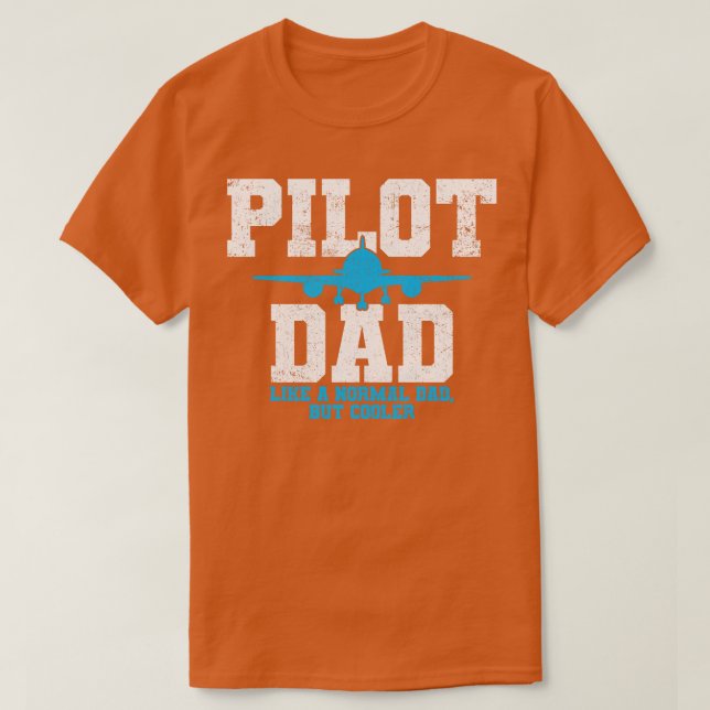 T-shirt Pilote papa Vintage (Design devant)