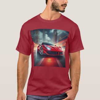T-shirt Piloté par Vitesse : Le Graphic Tee l Rider de Car
