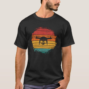 T-shirt Pilote pilote pilote de quadricoptère de drone gra