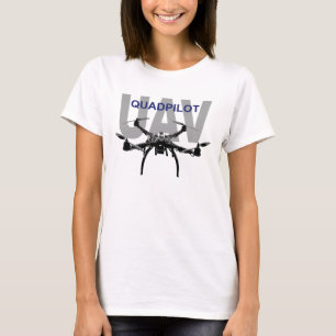 T-shirt Pilote Quadcopter UAV Quadpilot