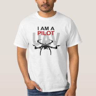 T-shirt Pilote Quadcopter UAV Quadpilot